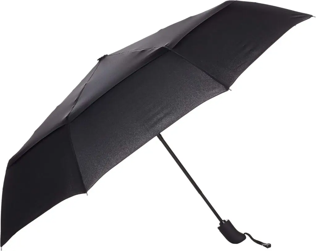Amazon Basics Travel Umbrella compact lightweight 2026