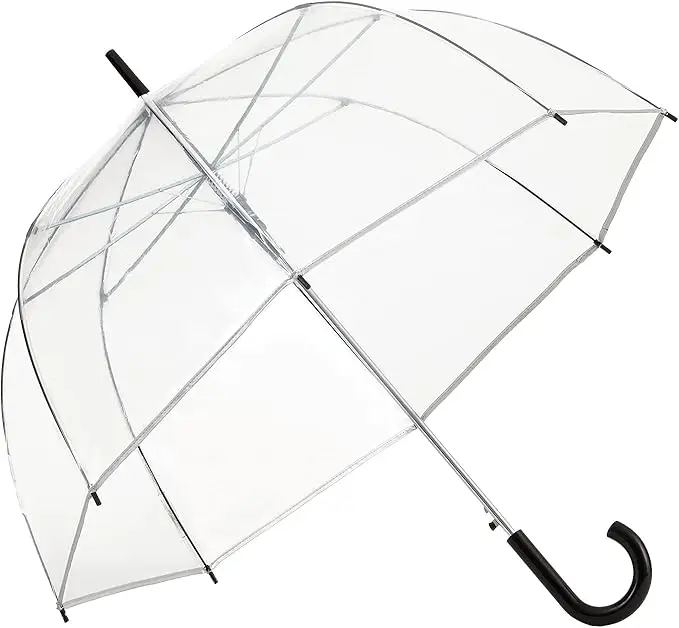ShedRain Bubble Clear Umbrella Auto Open See-Through Windproof