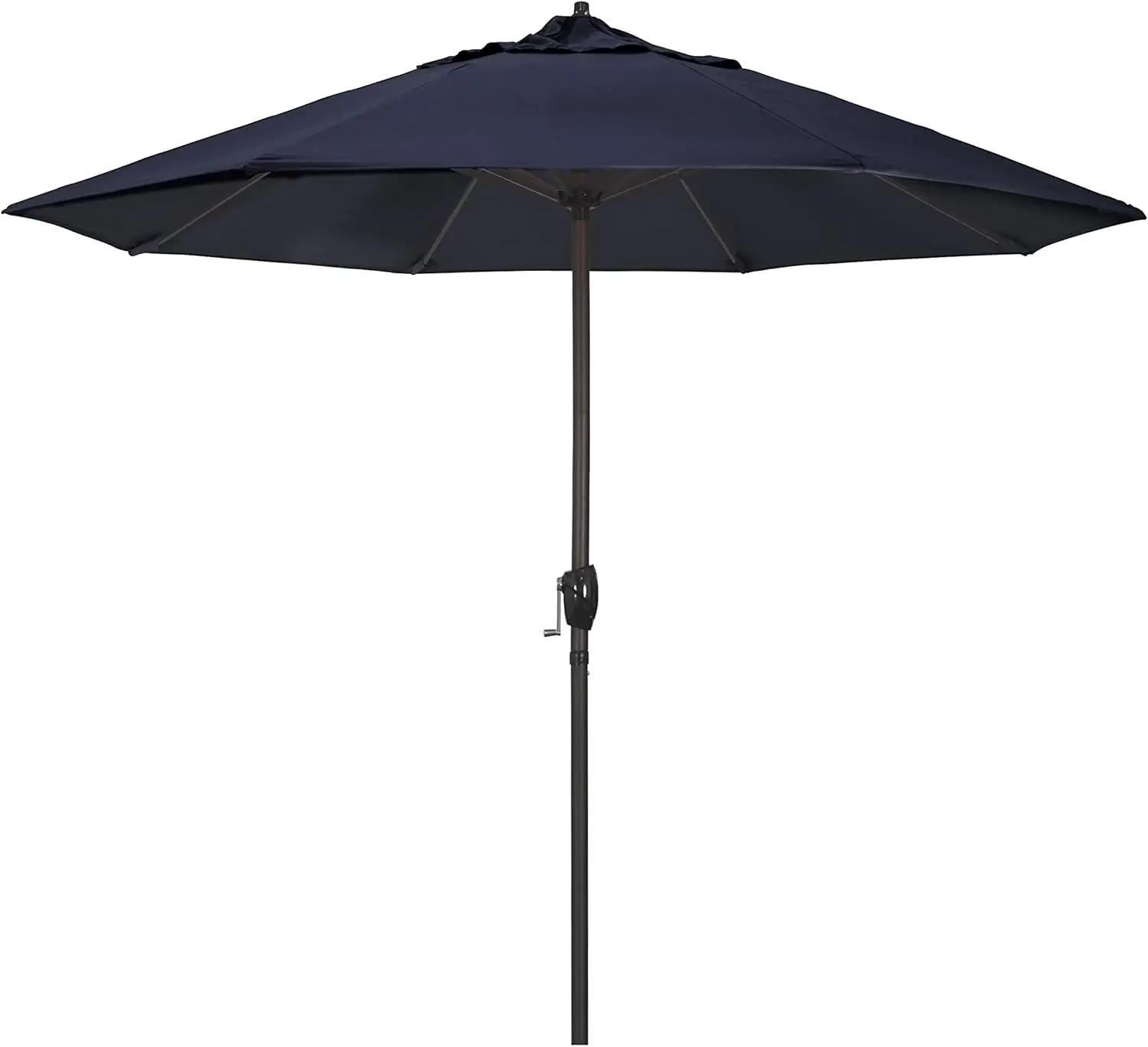 California Umbrella 9ft Round Aluminum auto-tilt Olefin fabric review 2026