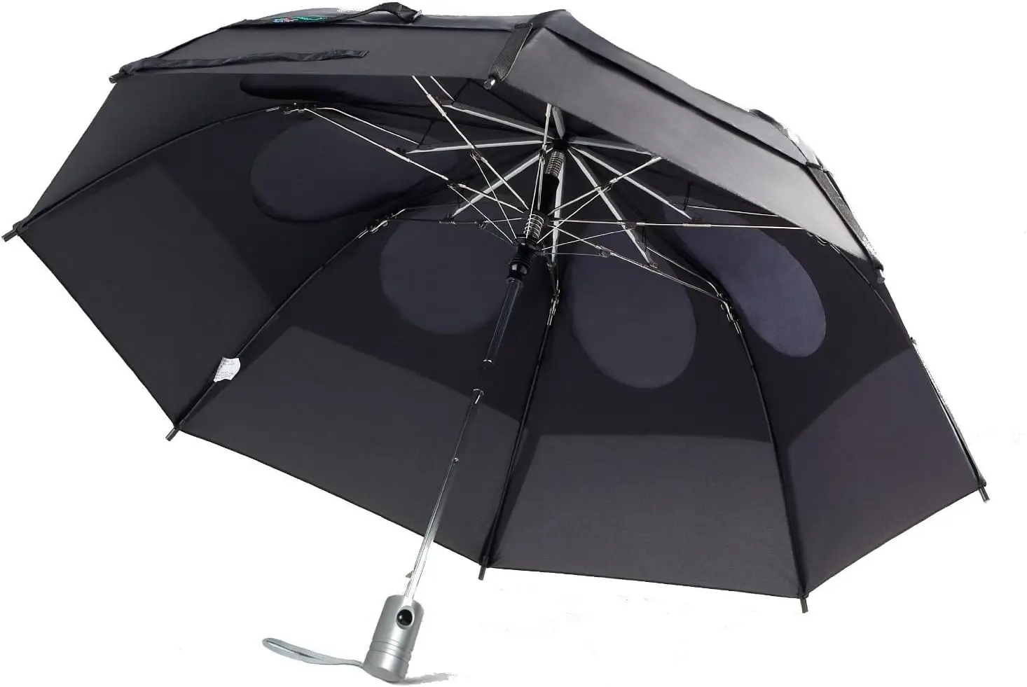 GustBuster Pro 62 inch golf umbrella — patented vented canopy 55 mph